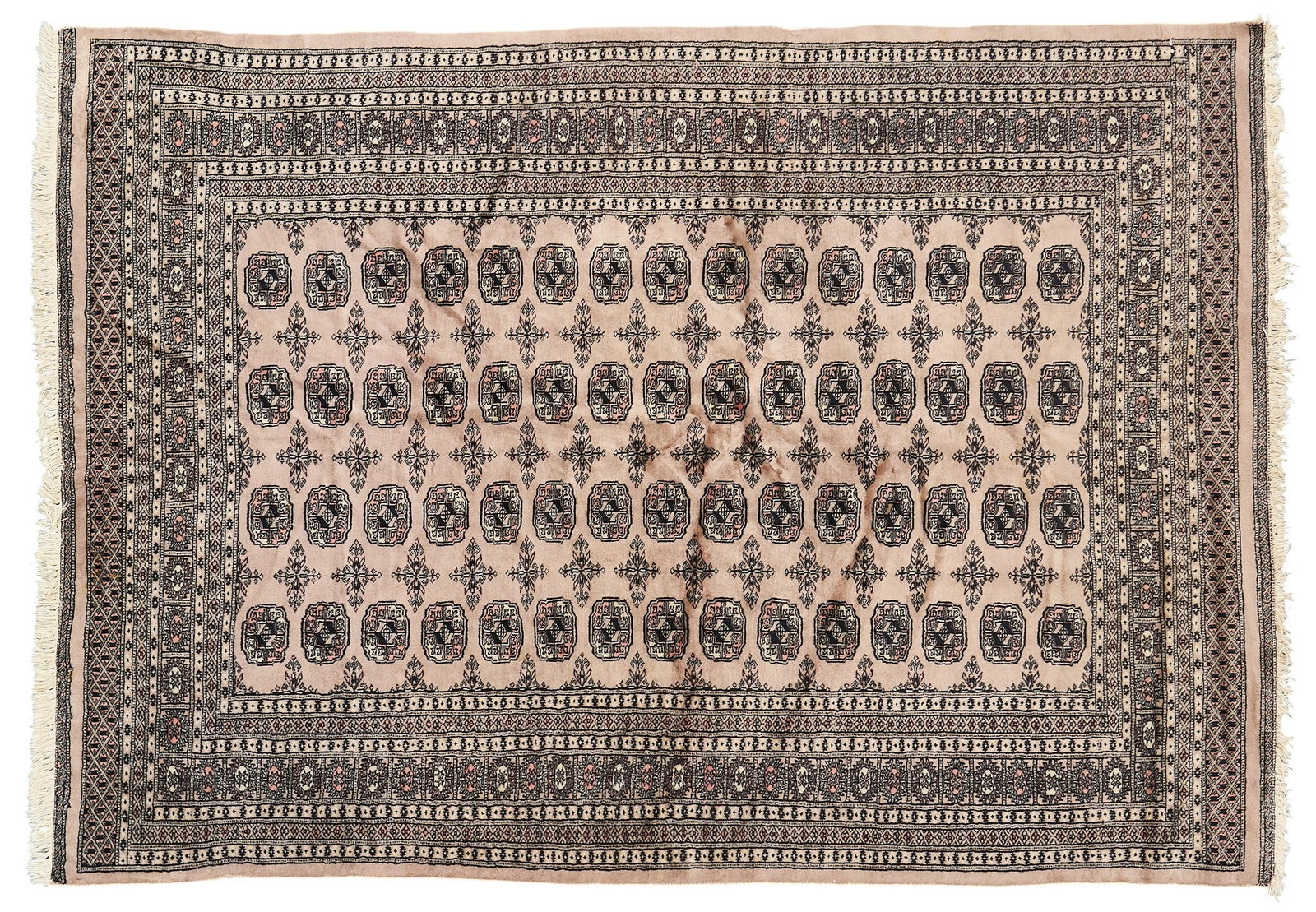 Hand-Knotted Pakistan Bokhara Rug, 8 ft. 1 in. x 6 ft. 3 in. (1 of 3)