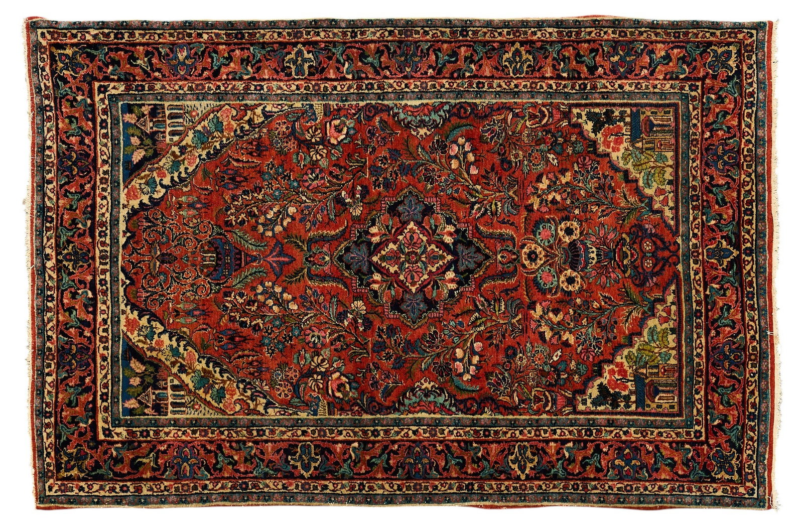 Hand-Knotted Oriental Style Rug, 6 ft. 10 in. x 4 ft. 3 in.: Hand-knotted Oriental style rug 6 ft. 10 in. x 4 ft. 3 in. Provenance: Property from a home in San Antonio, TX