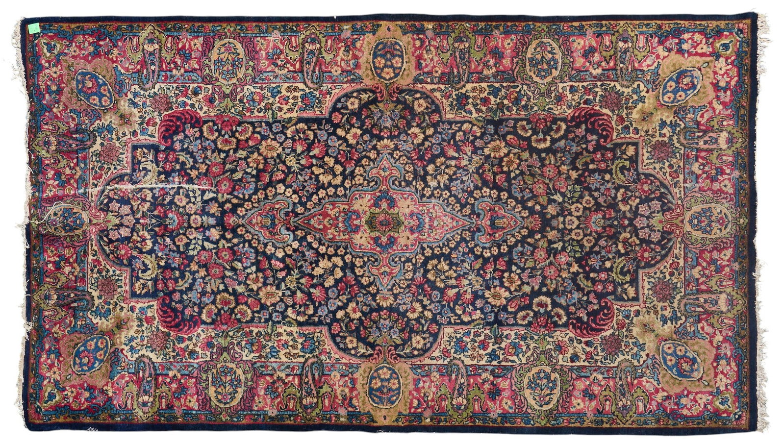 Hand-Knotted Oriental Style Rug, 6 ft. 10 in. x 4 ft.: Hand-knotted Oriental style rug 6 ft. 10 in. x 4 ft. Provenance: Property from a home in San Antonio, Texas