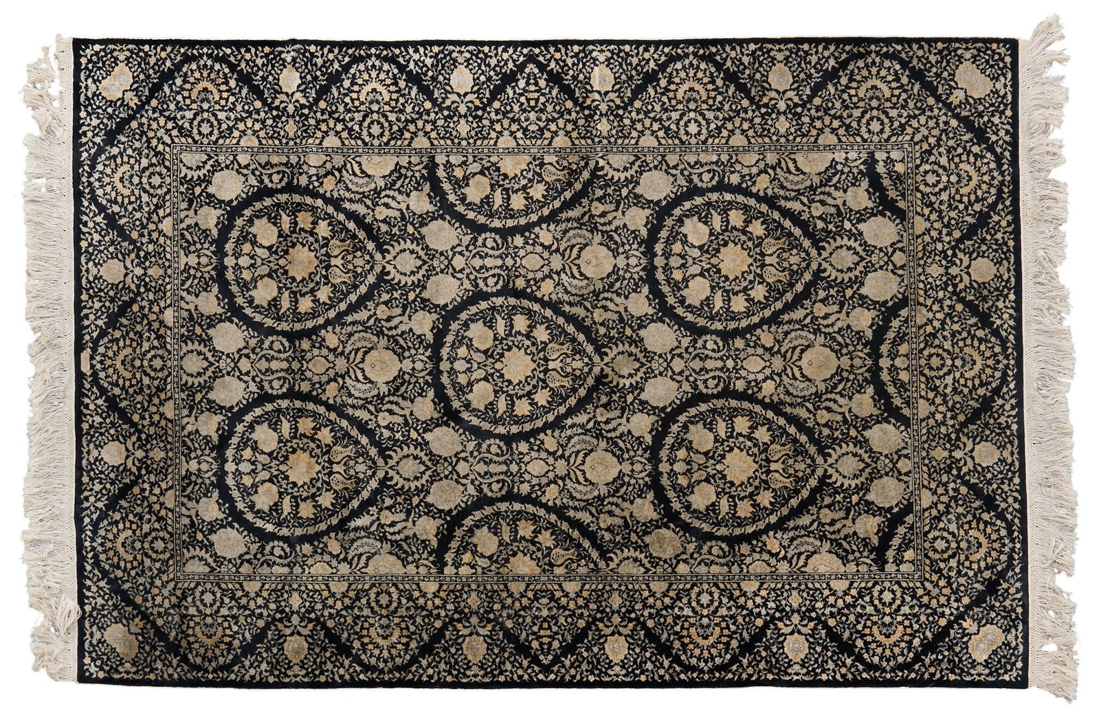 Hand-Knotted Oriental Style Rug, 6 ft. 7 in. x 4ft. 1 in.: Hand-knotted Oriental style rug 6 ft. 7 in. x 4ft. 1 in. Provenance: Property from the Estate of Robert A. "Bob" Fun