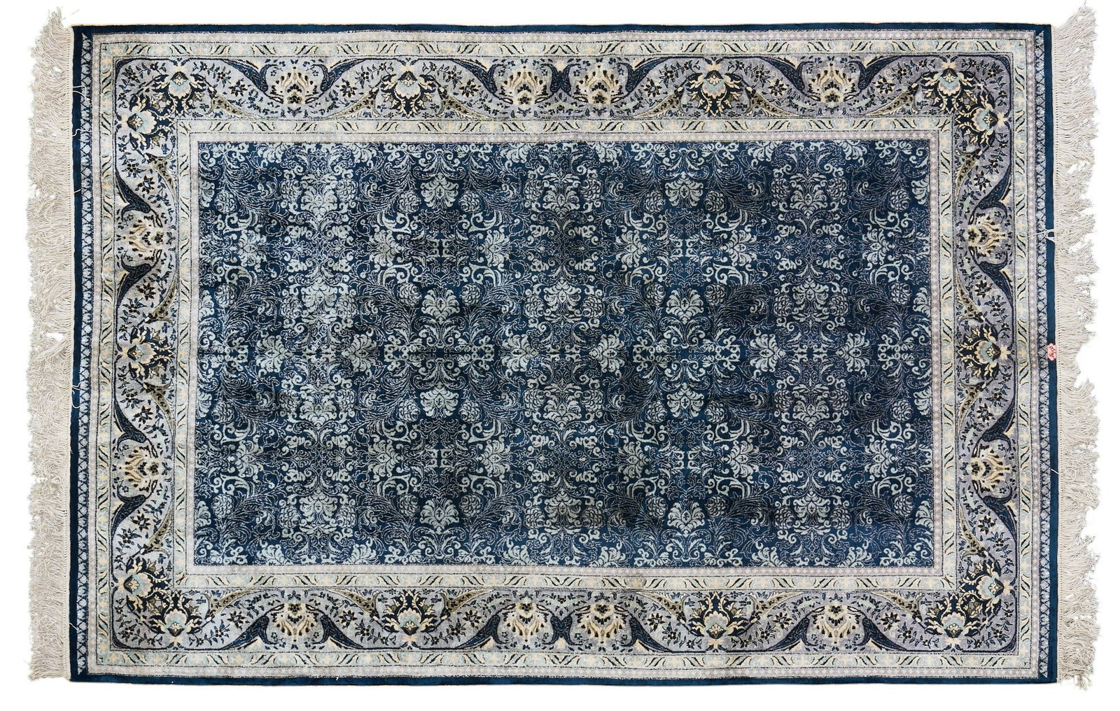 Hand-Knotted Rug, 6 ft. 6 in. x 4 ft. 1 in.: Hand-knotted rug 6 ft. 6 in. x 4 ft. 1 in. Provenance: Property from the Estate of Robert A. "Bob" Funk Sr. - trailblazing American businessman, philanthropist, and rancher, from