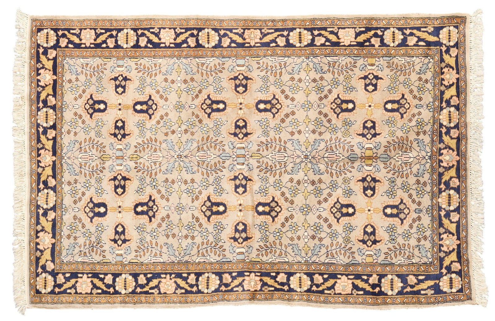 Hand-Knotted Rug, 6 ft. 4 in. x 4 ft.: Hand-knotted rug 6 ft. 4 in. x 4 ft. 