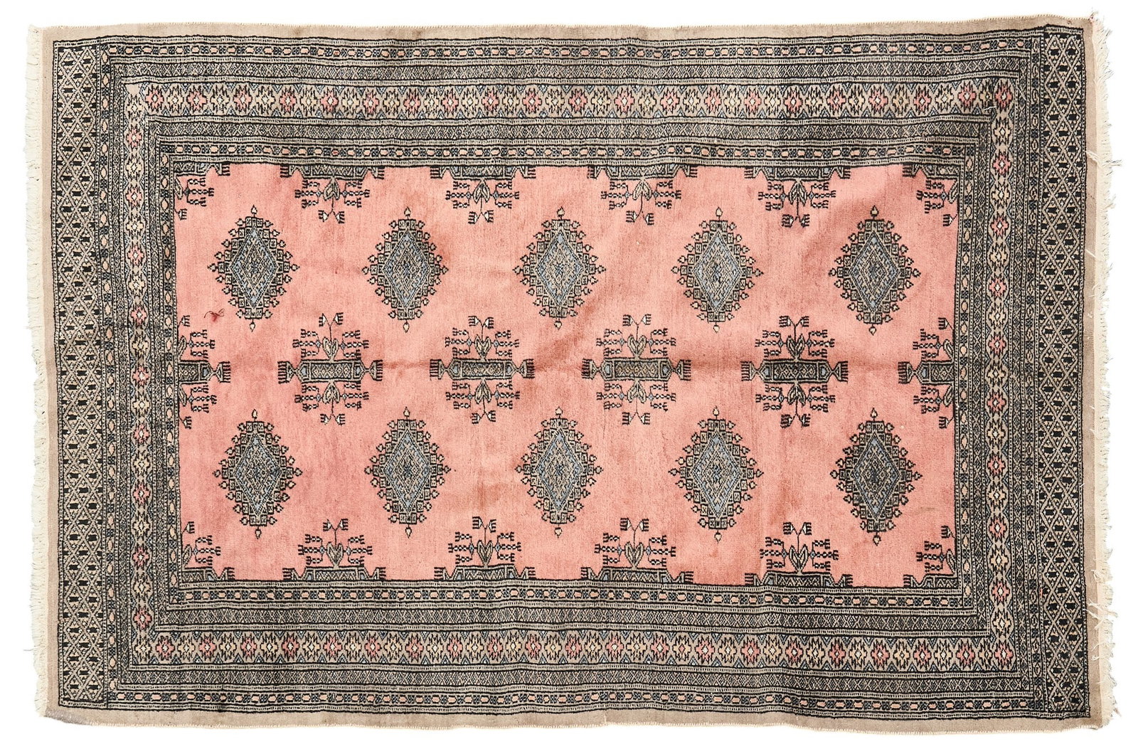 Hand-Knotted Bokhara Rug, 6 ft. 3 in. x 4 ft. (1 of 3)