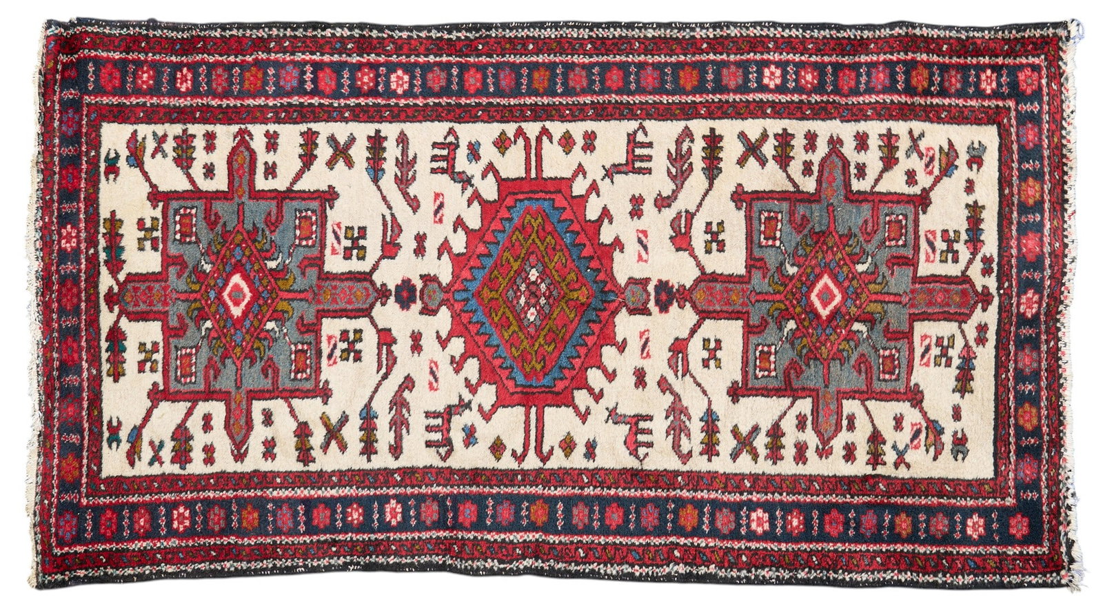 Hand-Knotted Persian Rug, 6 ft. 2 in. x 3 ft. 5 in. (1 of 3)