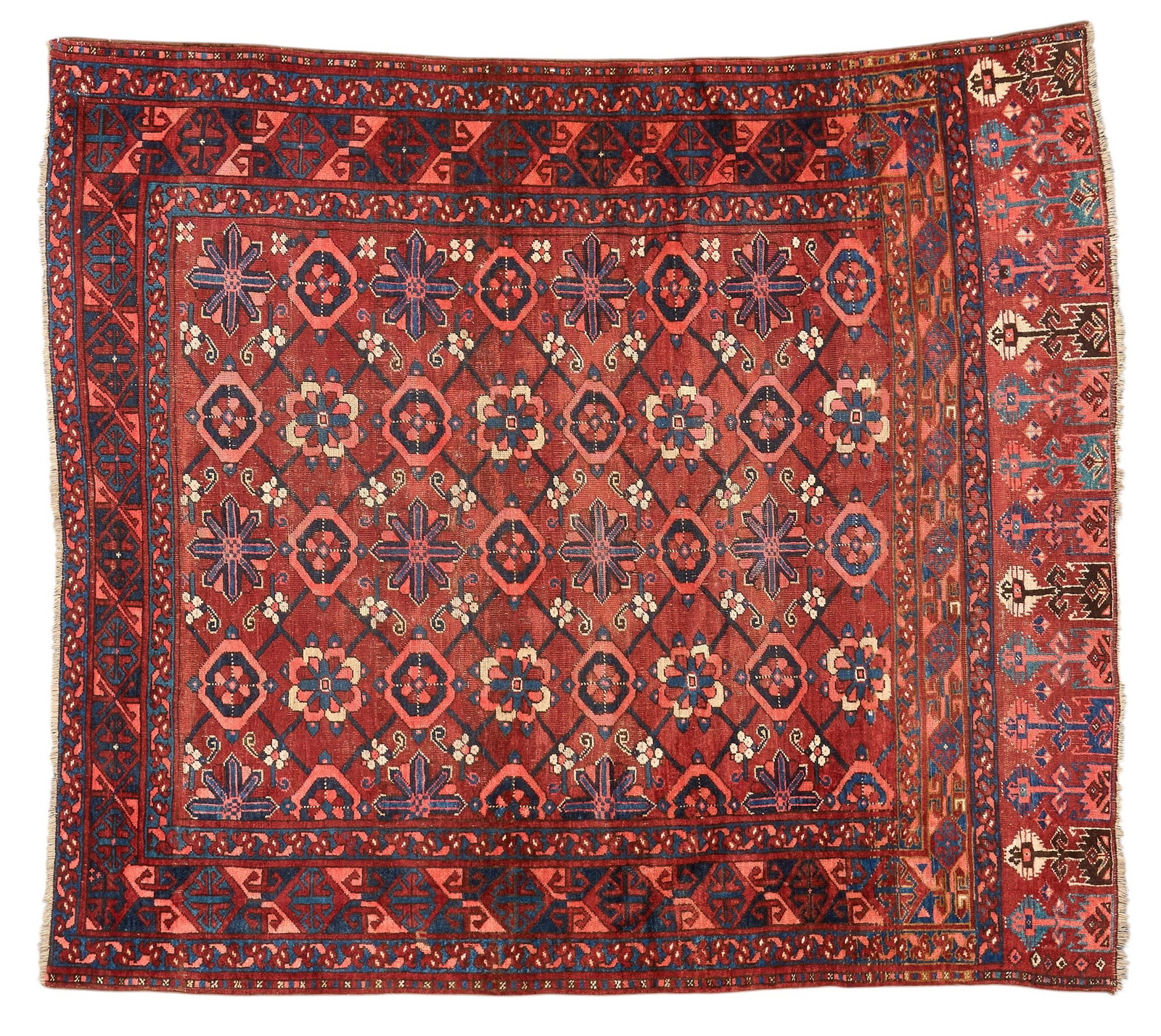 Hand-Knotted Turkman Rug, 5 ft. 11 in. x 5 ft. 5 in. (1 of 3)