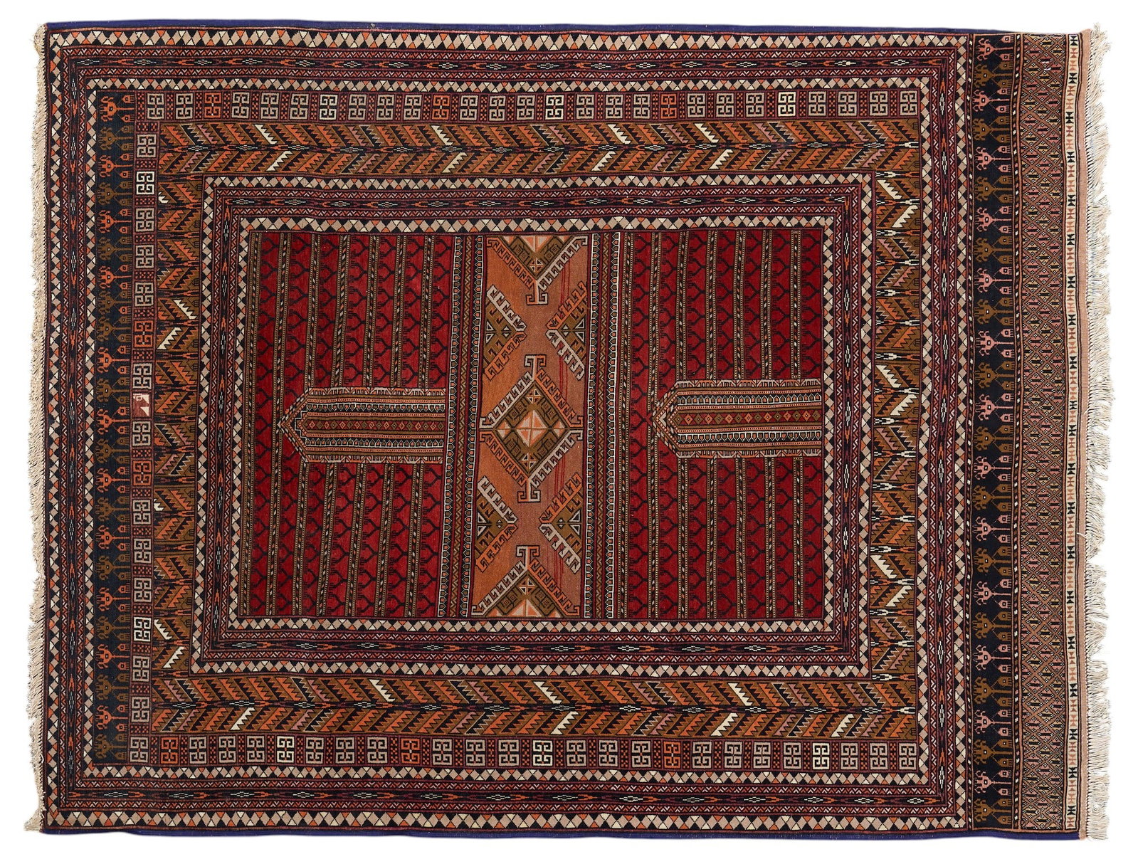 Hand-Knotted Rug, 5 ft. 5 in. x 4 ft. 1 in.: Hand-knotted rug 5 ft. 5 in. x 4 ft. 1 in. 