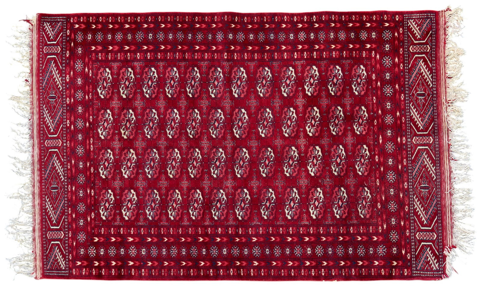Hand-Knotted Bokhara Rug, 5 ft. 4 in. x 4 ft. 3 in. (1 of 3)