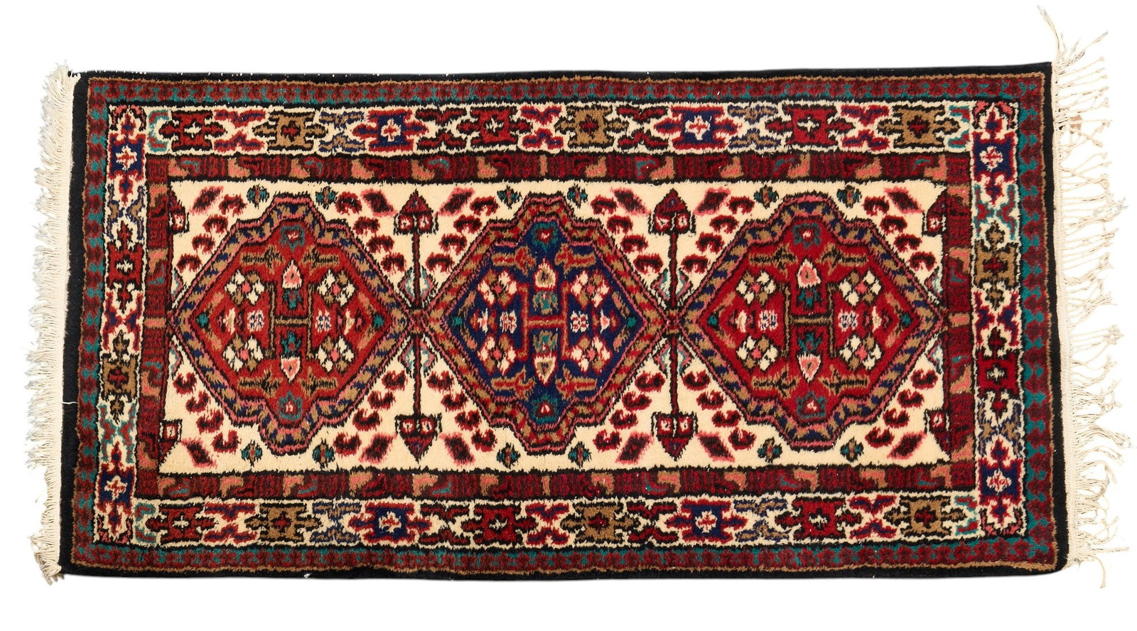 Hand-Knotted Rug, 4 ft. 4 in. x 2 ft. 2 in. (1 of 3)