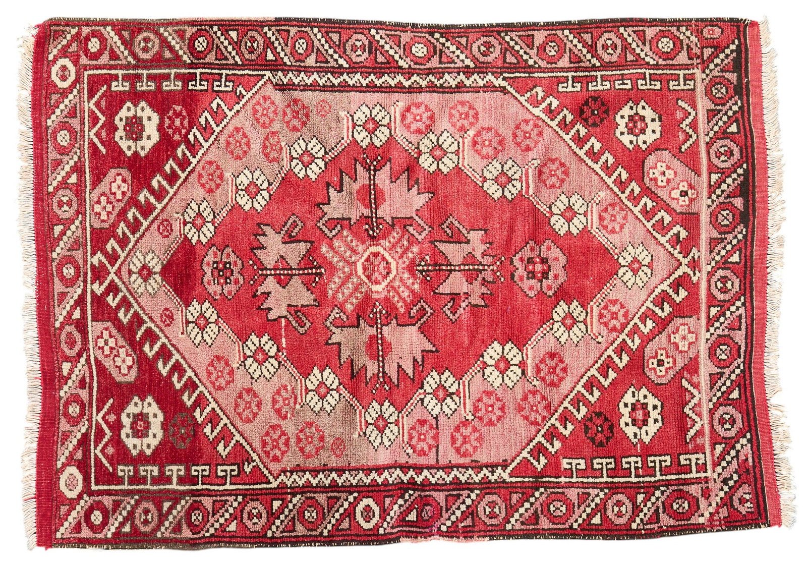 Hand-Knotted Anatolian Style Rug, 4 ft. 3 in. x 2 ft. 10 in. (1 of 3)