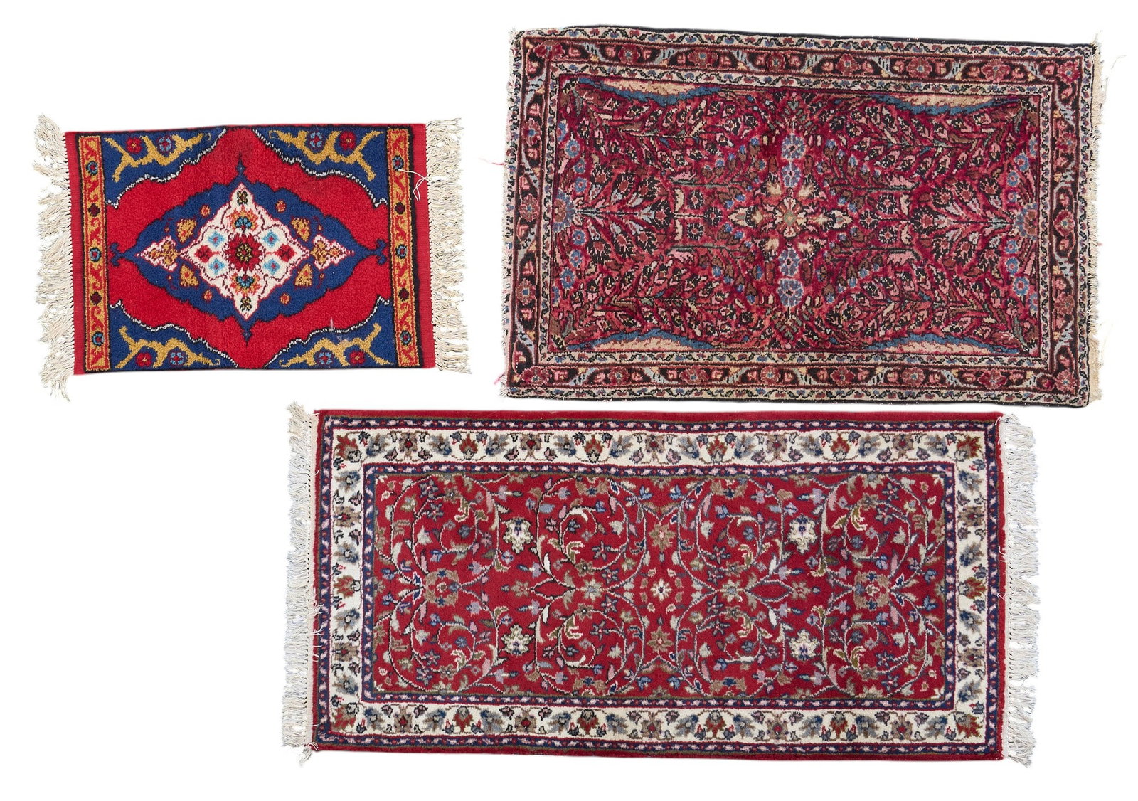 (3) Hand-Knotted Oriental Style Area Rugs (1 of 7)