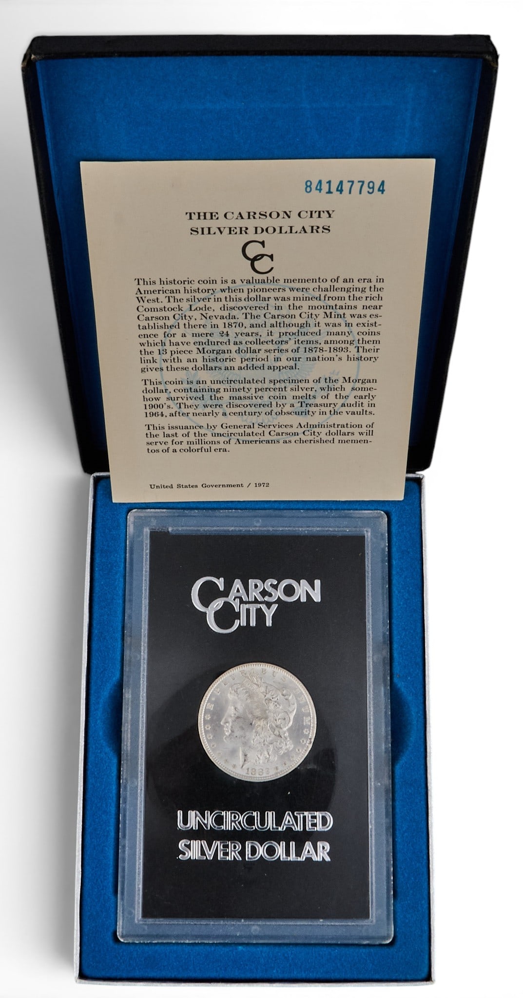 1882-CC Uncirculated Carson City Morgan Silver Dollar (1 of 5)