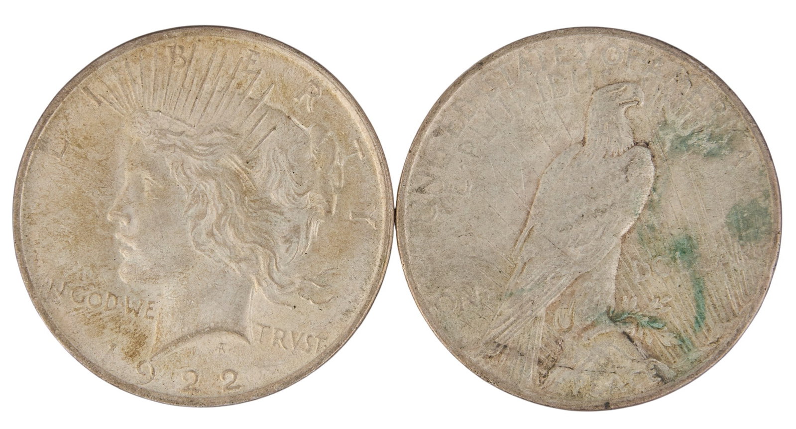 (4) Silver Peace Dollars - 2