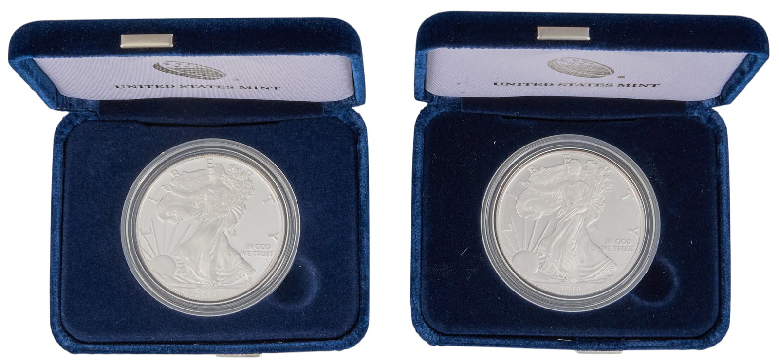 (2) 2014 Proof American Silver Eagles Coins (1 of 5)