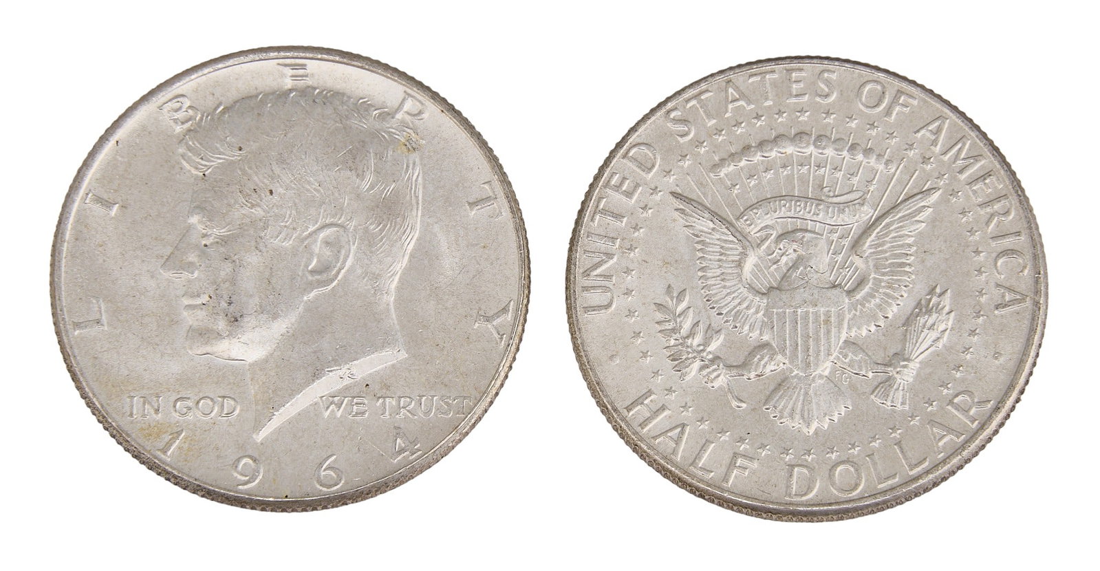 (117) 1964 Half Dollars - 2