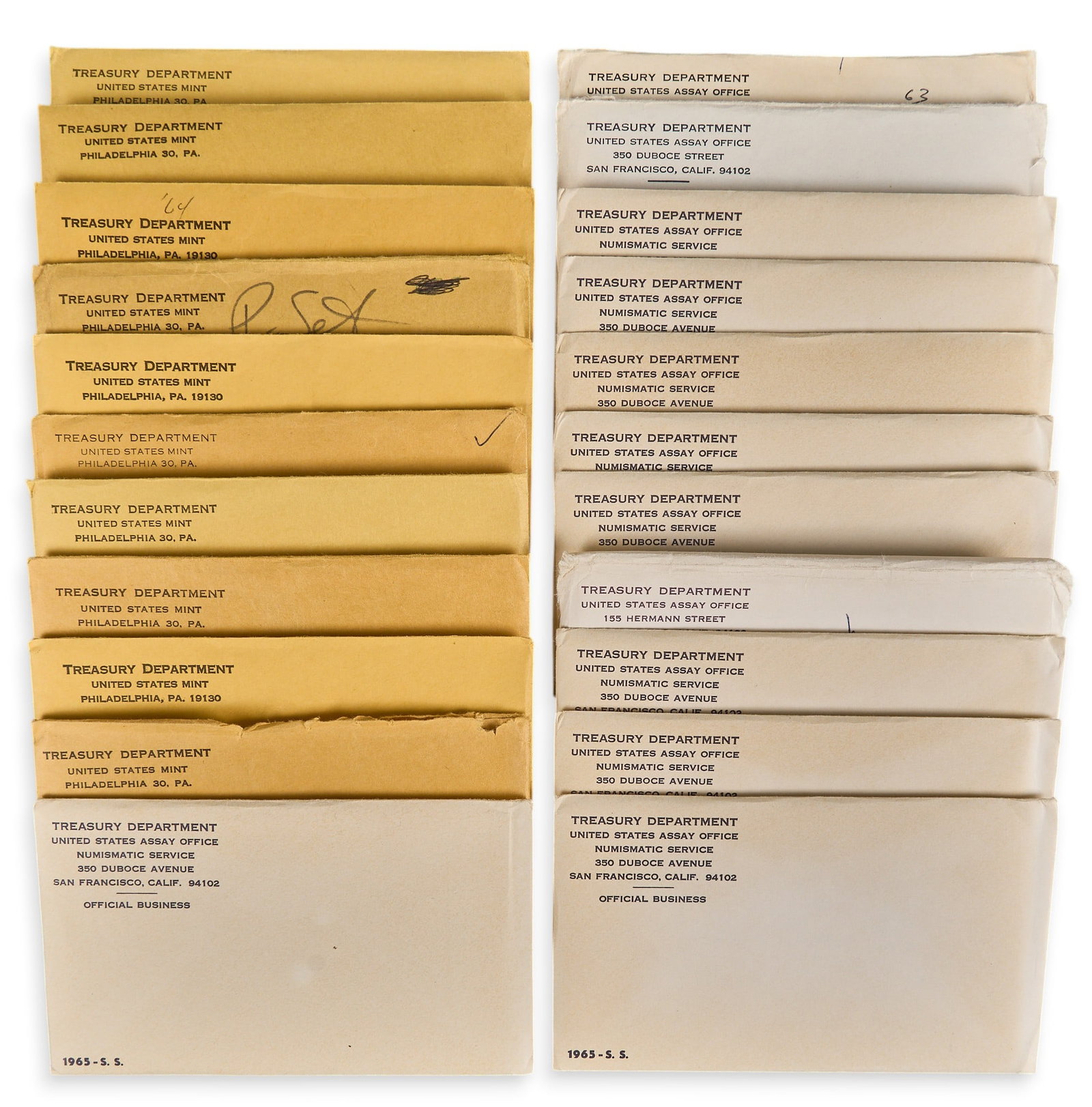 Collection of (26) United States Mint Coin Proof Sets: Collection of twenty-six United States Mint coin proof sets Provenance: Property from a home in San Antonio, Texas