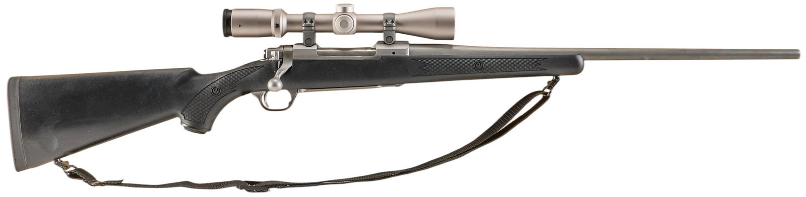 Ruger M77 Hawkeye Stainless 270 Win Rifle W/ Burris Scope (1 of 6)
