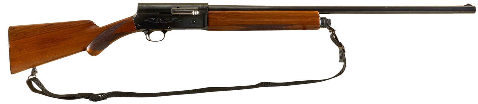 Nicely Refinished Belgian Browning A5 Light Twelve Semi Auto Shotgun: Serial: 8G5866 Manufacturer: FN-Belgium / Browning Arms Co. (c. 1958) Model: Auto 5 Light Twelve Caliber: 12 Gauge (fixed full choke) Barrel length: 27.5 in. (2.75 in. chamber) OAL: 46.75 in. Conditio