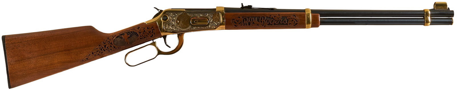 Roy Rogers Tribute Engraved Winchester 94AE Lever Action Rifle (1 of 13)