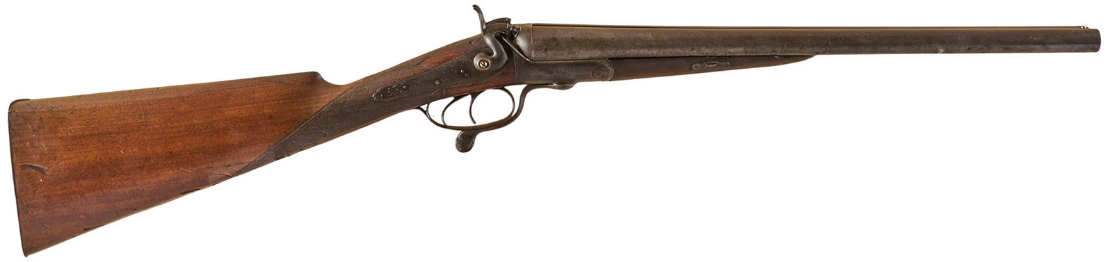 Dale Robertson Signed "Tales of Wells Fargo" Set Antique SXS Shotgun (1 of 15)
