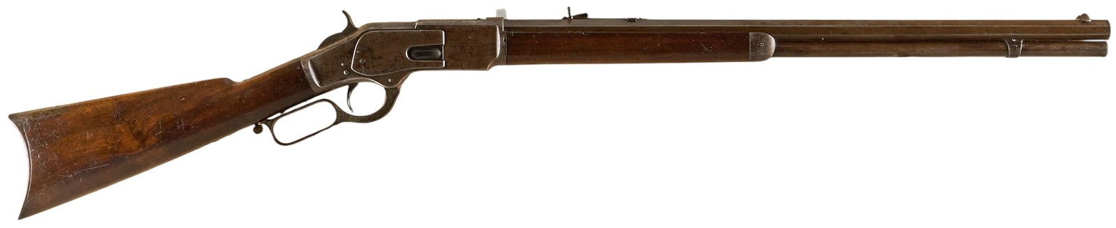 Antique Early Winchester First Model 1873 44 WCF Lever Action Rifle W/ Dr. Nameplate (1 of 10)