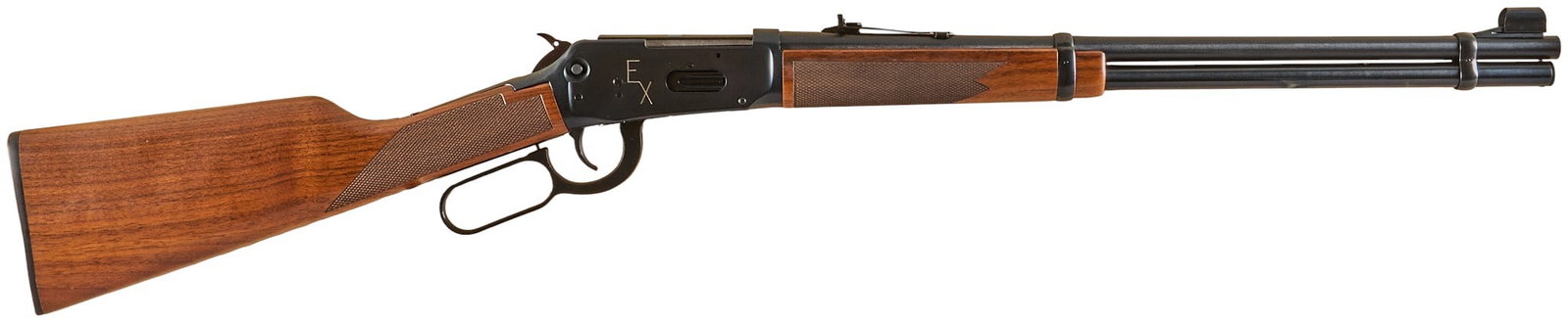 1997 Express Ranches Winchester 94AE Lever Action Rifle: Serial: 6180892 Manufacturer: Winchester Model: 94AE (Express Ranch 1997) Caliber: 30-30 Win Barrel length: 20 in. OAL: 38 in. Condition: Very good; light used condition; light handling mar