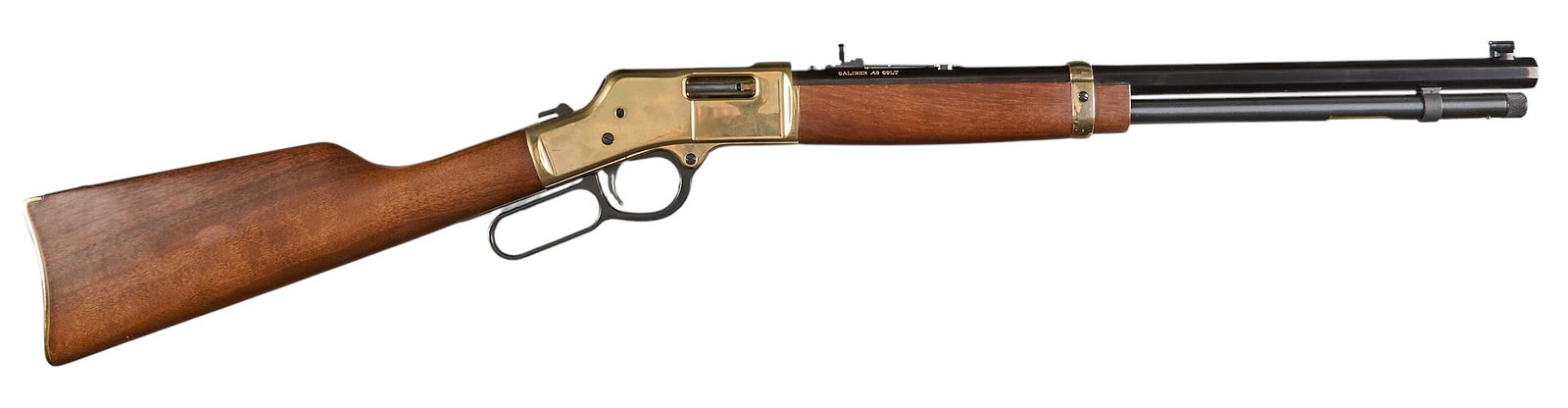 Henry Big Boy 45 LC Lever Action Rifle: Serial: BB0048222C Manufacturer: Henry Repeating Arms Model: Big Boy Caliber: 45 LC Barrel Length: 19.75 in. OAL: 38.125 in. Condition: Good; some very light wear & handling marks; bore is bright 