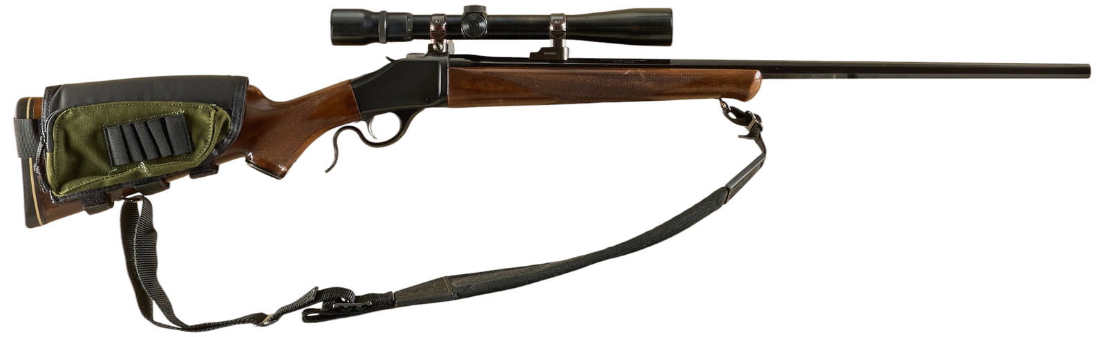 Miroku Browning Model B-78 30-06 Falling Block Rifle W/ Weaver Scope: Serial: 9372W47 Manufacturer: Miroku-Japan / Browning Arms Co. (c. 1972) Model: B-78 Caliber: 30-06 SPRG Barrel length: 26 in. OAL: 42 in. Condition: Very good; light-moderate wear/handling marks; bor