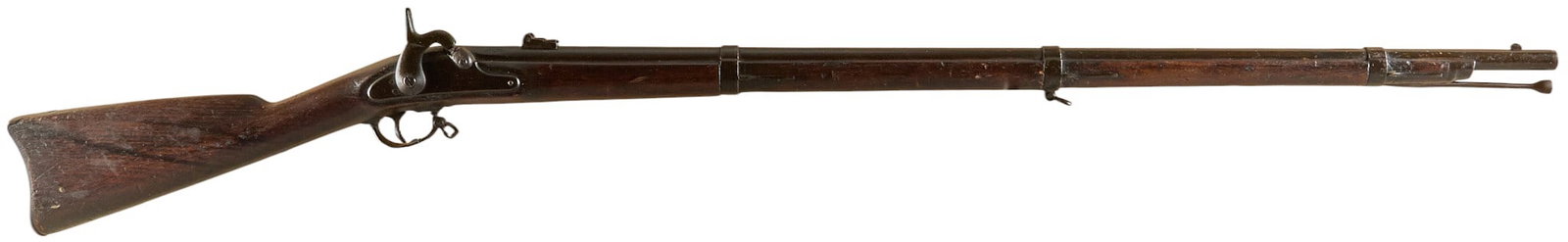 Antique 1861 Dated US Springfield Model 1861 58 Cal. Percussion Rifled Musket (1 of 4)