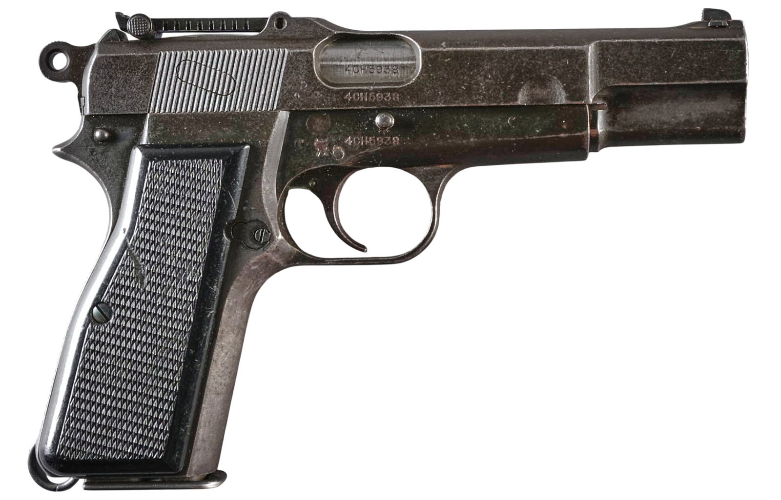 Inglis Hi Power No.1 MK.1 9mm Semi Auto Pistol (1 of 4)