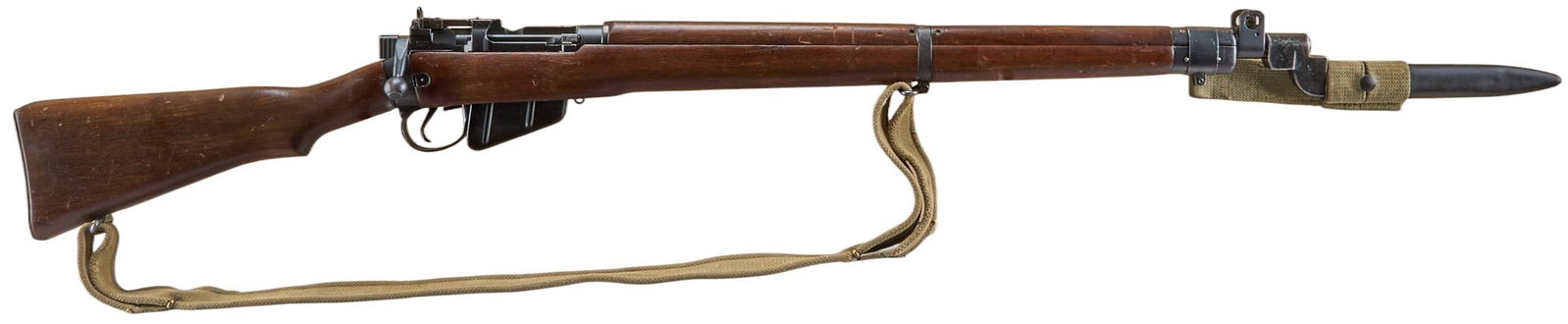 Clean Canadian Long Branch No.4 MkI* 303 British Enfield Rifle W/ Bayonet (1 of 14)