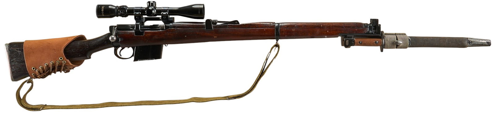 Numbers Matching RFI 2A1 Enfield 7.62x51 Rifle W/ Bayonet (1 of 12)