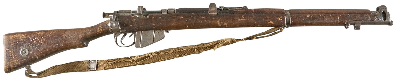 Khyber Clone Ishapore No. I MKIII 303 Bolt Action Rifle: Serial: 2185 Manufacturer: Ishapore-Khyber Pass Model: No. I MKIII Clone Caliber: 303 Barrel length: 24.25 in. OAL: 43.25 in. Condition: Poor-Fair; wear & handling marks throughout including 