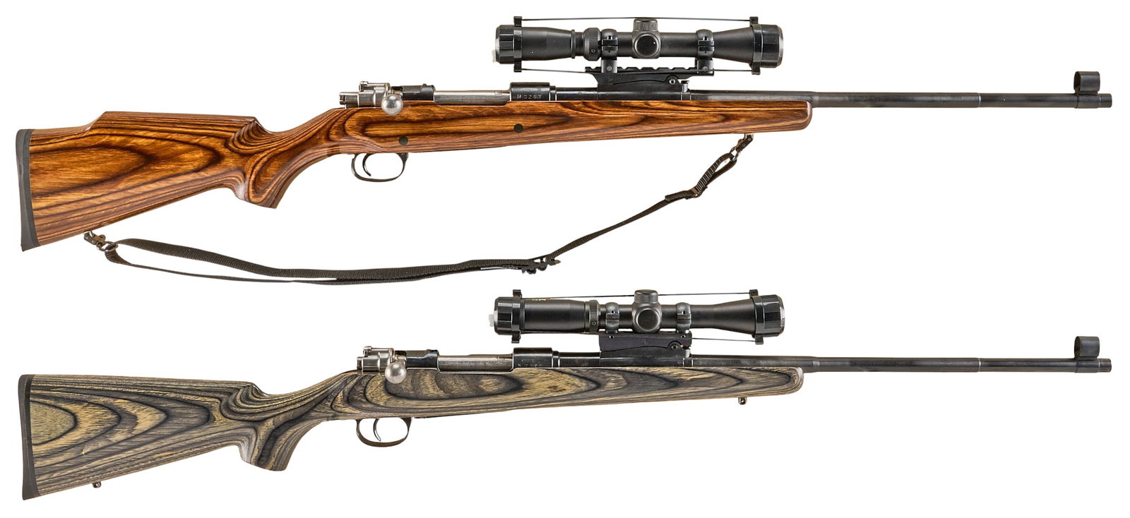 Pair of Post-War Yugo Zastava M24/47 Rifles W/ NcStar Scopes (1 of 16)