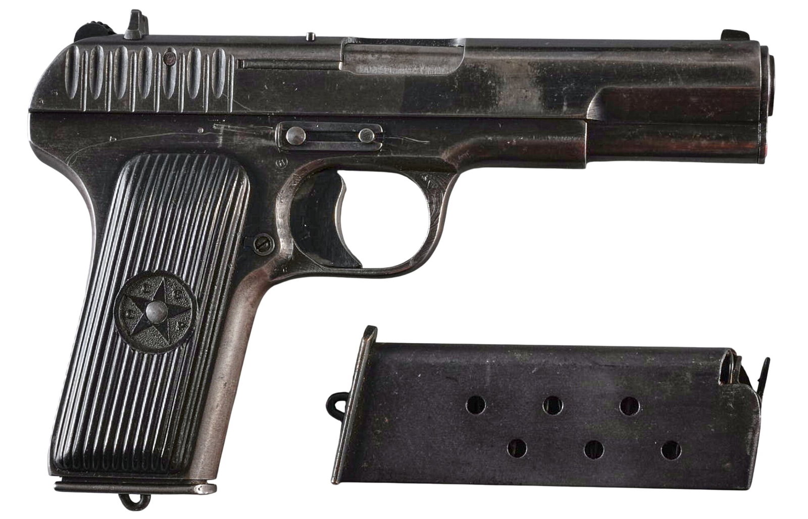 Russian Tula Arsenal WWII All Matching TT33 7.62 Tokarev Semi Auto Pistol (1 of 5)