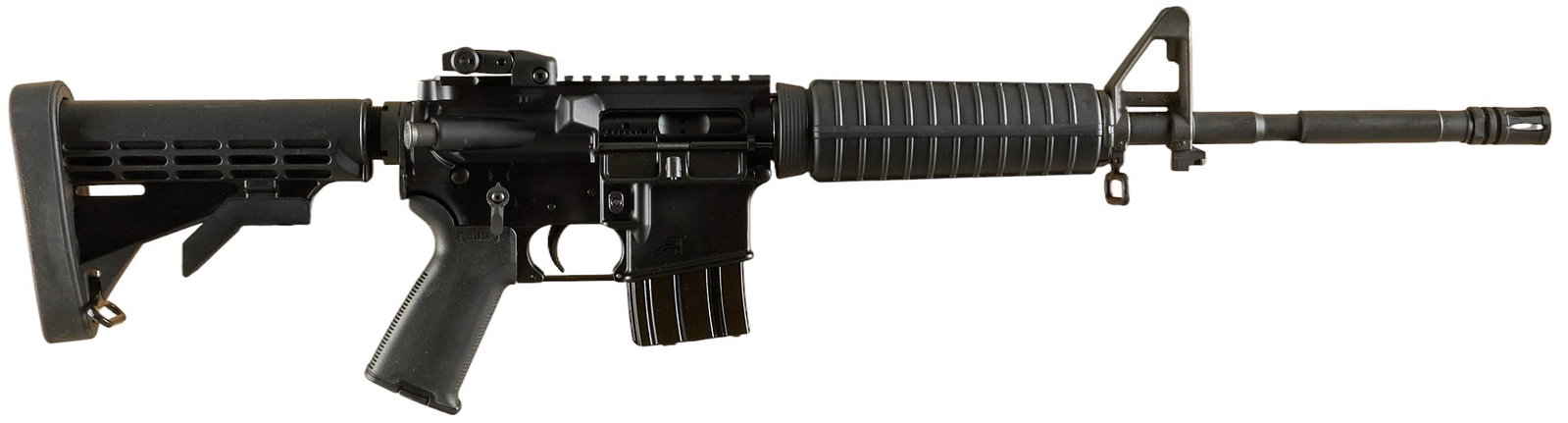Aero Precision X15 5.56 NATO Semi Auto Rifle: Serial: X116920 Manufacturer: Aero Precision LLC Model: X15 Caliber: 5.56 NATO (1:9 twist) Barrel length: 17.5 in. w/ flash hider OAL: 33-36.75 in. Condition: Very good; lightly used condition; good b