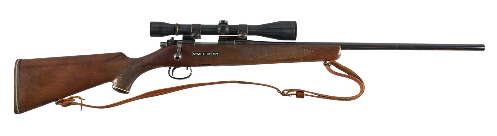 Sako Riihimaki 222 Rem. Bolt Action Rifle: Serial: 14037 Manufacturer: Sako-Finland Model: Riihimaki Caliber: 222 Rem. Barrel Length: 24 in. OAL: 43 in. Condition: Good; light wear & handling marks; friction wear on moving parts; bore