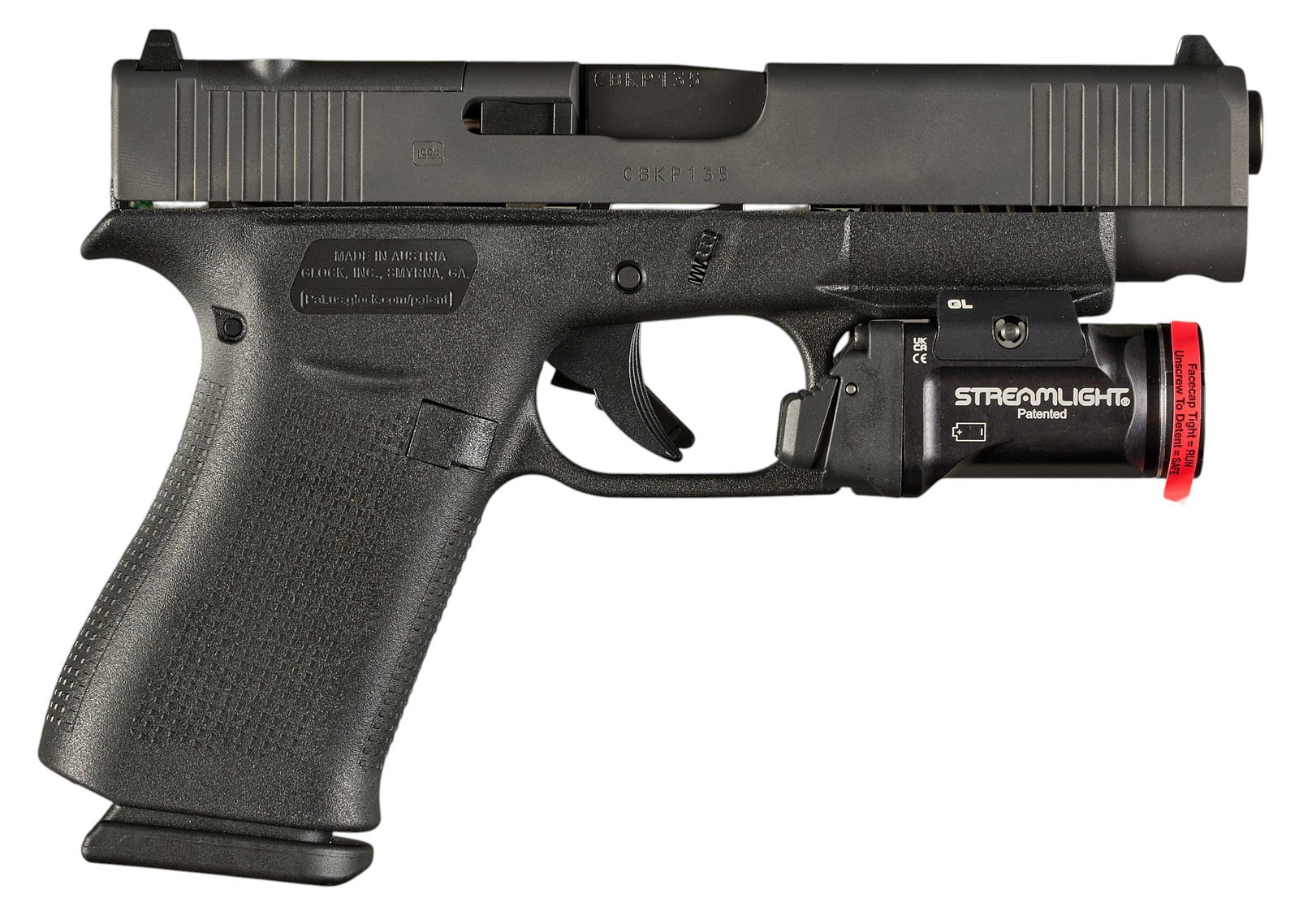Glock 48 MOS 9mm Semi Auto Pistol W/ Streamlight TLR-7X Sub (1 of 3)