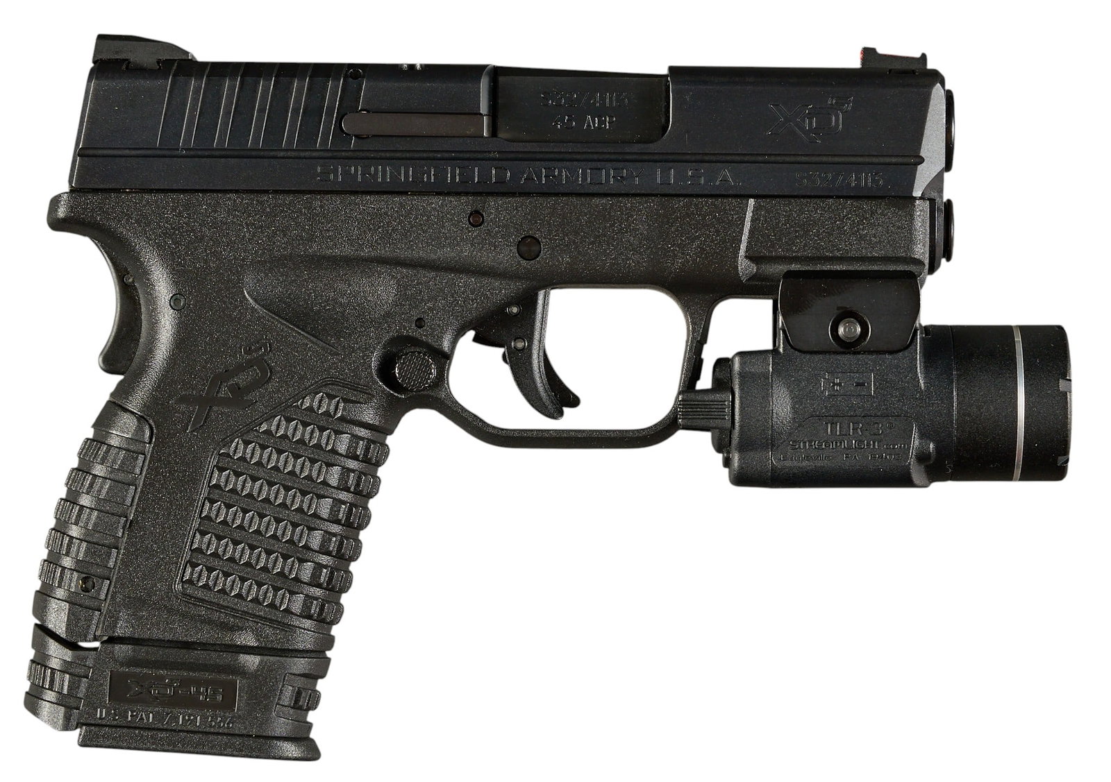 Springfield XDS 3.3 45 ACP Semi Auto Pistol W/ Streamlight TLR-3 (1 of 3)