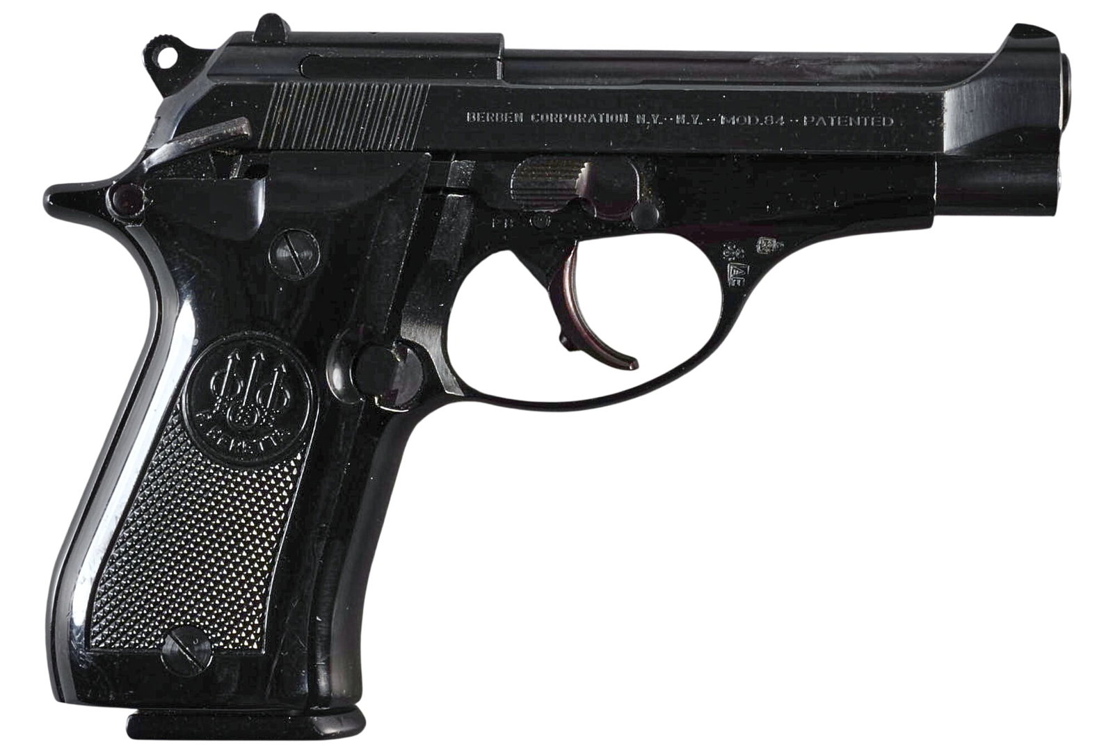 Beretta Model 84 380 ACP Semi Auto Pistol W/ Holster (1 of 4)