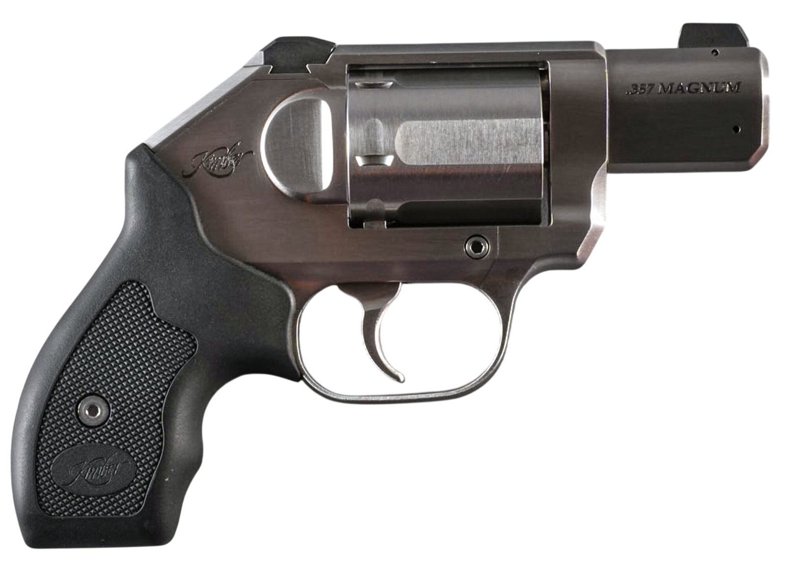 Kimber K6S 357 MAG DAO Revolver: Serial: RV091281 Manufacturer: Kimber-Yonkers, NY Model: K6S Caliber: 357 MAG Barrel Length: 2 in. OAL: 6 in. Condition: Very Good; some light wear & handling marks; bore is good with strong rifli