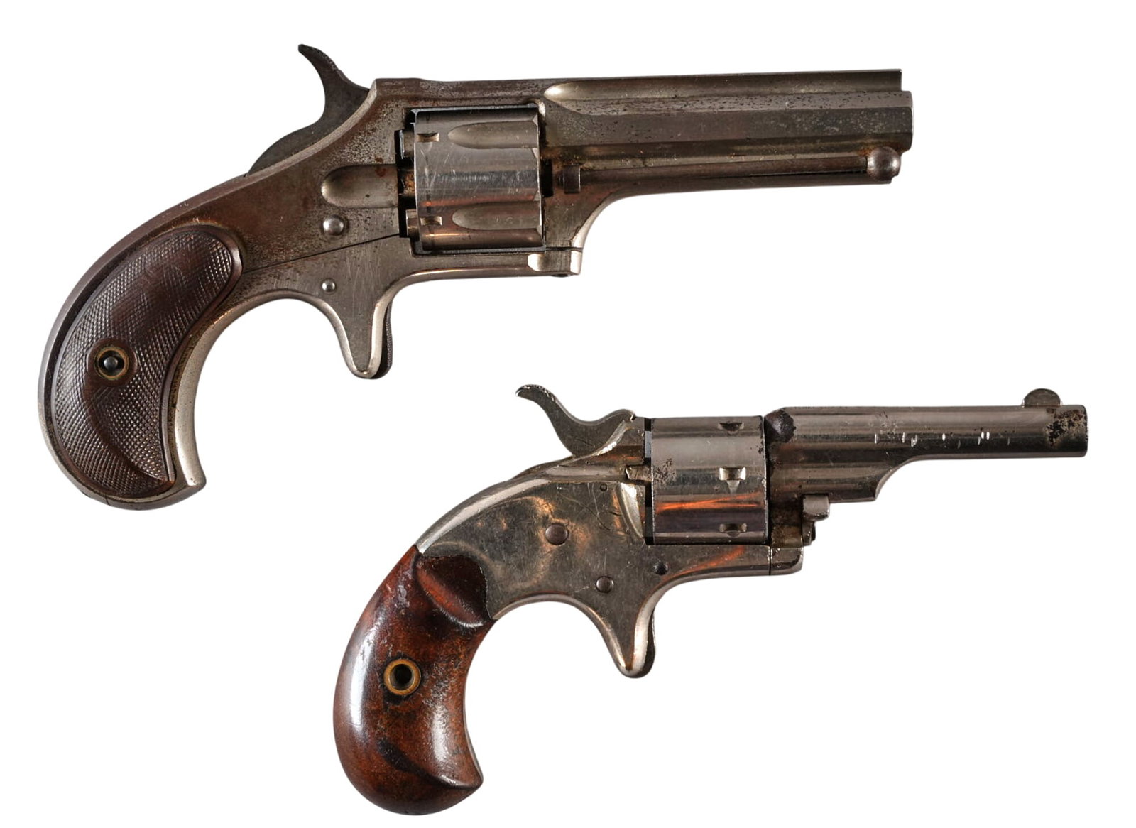 Pair: Colt Old Line and Remington No. 1 Smoot Pocket Revolvers (1 of 2)