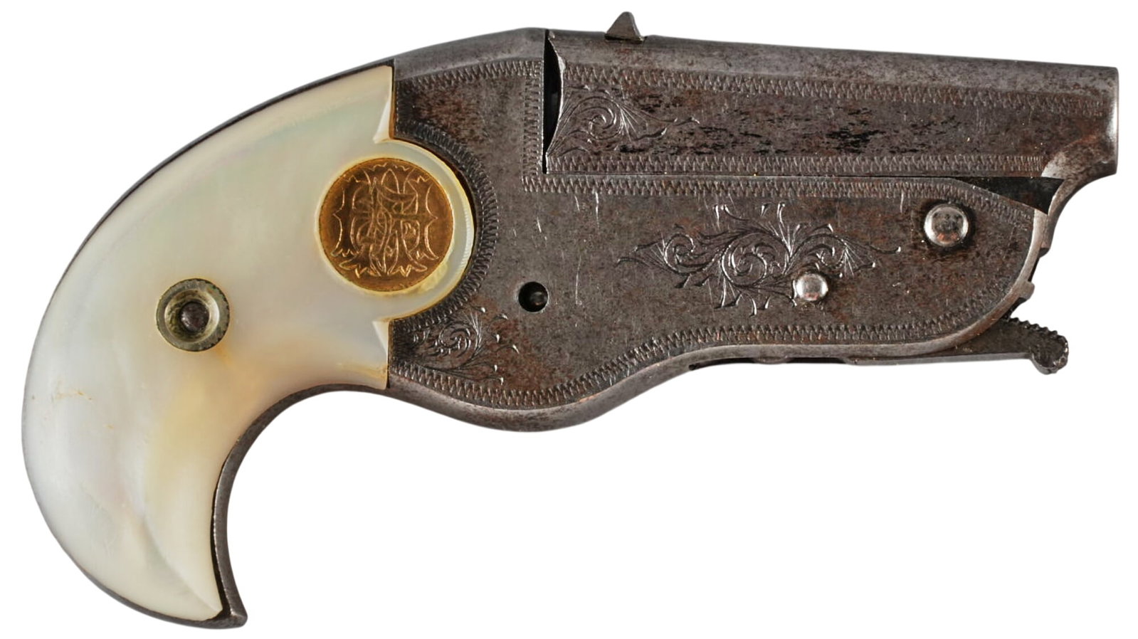 Very Rare Hopkins & Allen New Vest Pocket "Parrot Beak" Derringer (1 of 3)