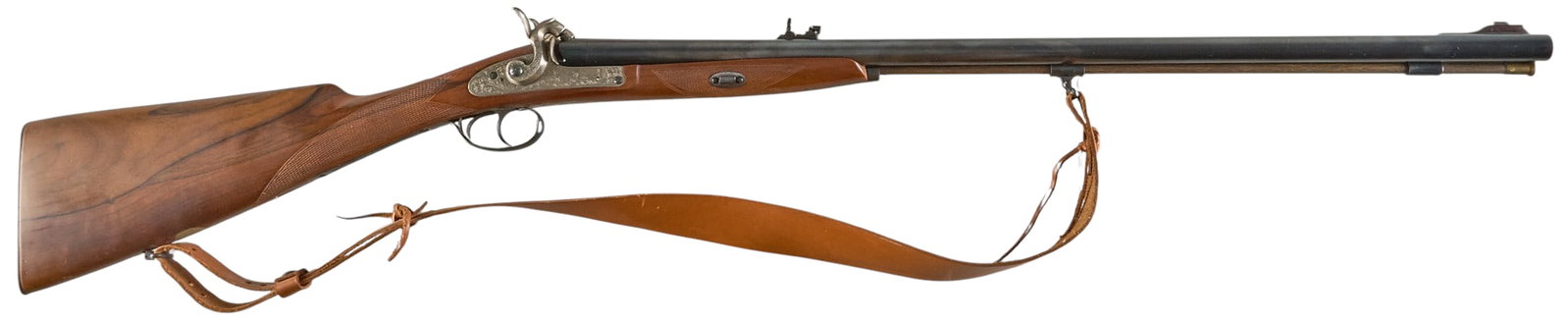 Pedersoli Trail Guns Armory Kodiak 50 Cal Percussion Double Rifle: Serial: 2376K Manufacturer: Pedersoli-Italy Model: Kodiak Caliber: 50 Cal Barrel Length: 24.25 in. OAL: 45.5 in. Condition: Good; some light scratches & pressure dents; bores are both good with st