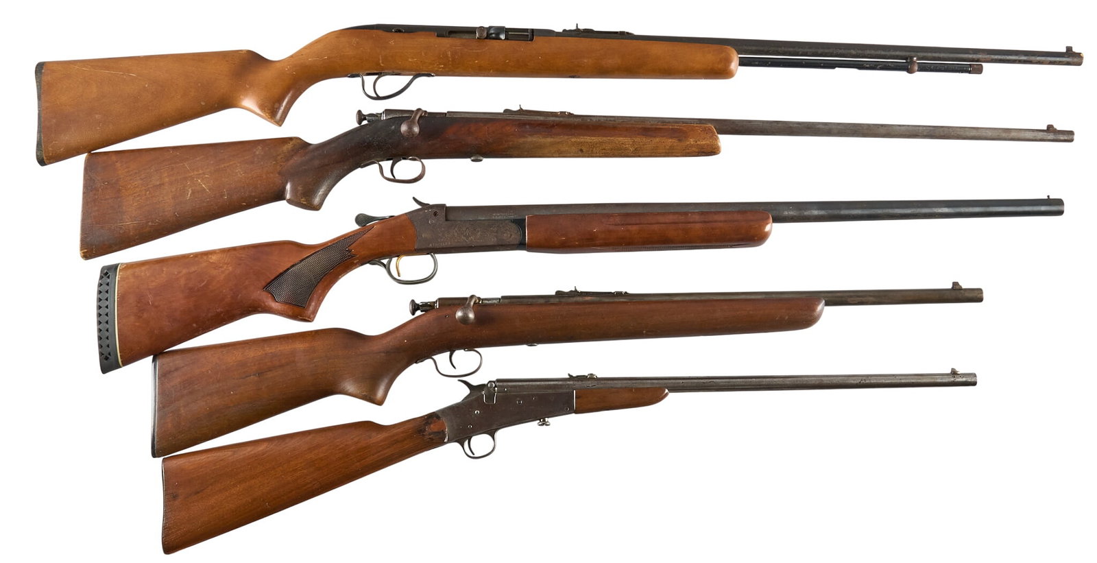 Mixed Lot of 5 Long Guns (1 of 4)