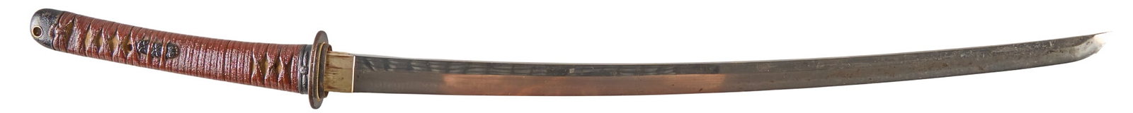 WWII Japanese Nagamitsu Gendaito Katana W/ Saya (1 of 6)
