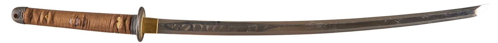 Late WWII Japanese Showa Yoshitada Katana W/ Saya (1 of 6)