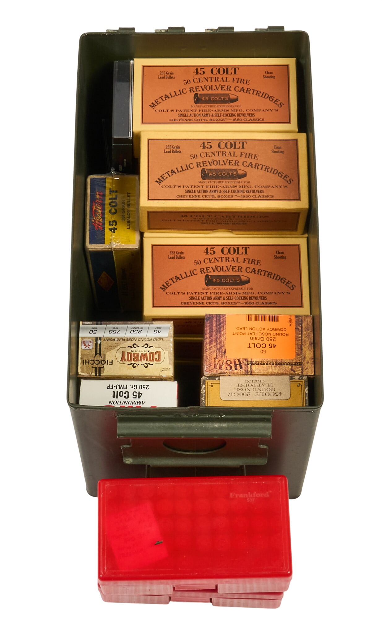 Lot of 920 Rounds of Mixed 45LC Ammunition (1 of 1)