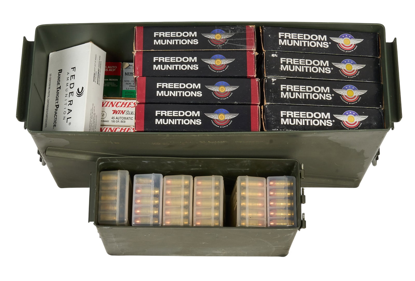 Approx. 1848 Rounds of Mixed 45 ACP Ammunition (1 of 1)