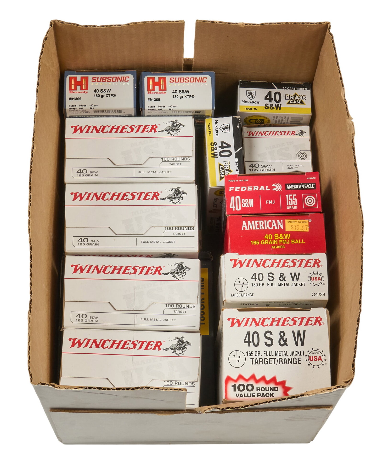 1240 Rounds of Mixed 40 S&W and 9mm Ammunition (1 of 1)