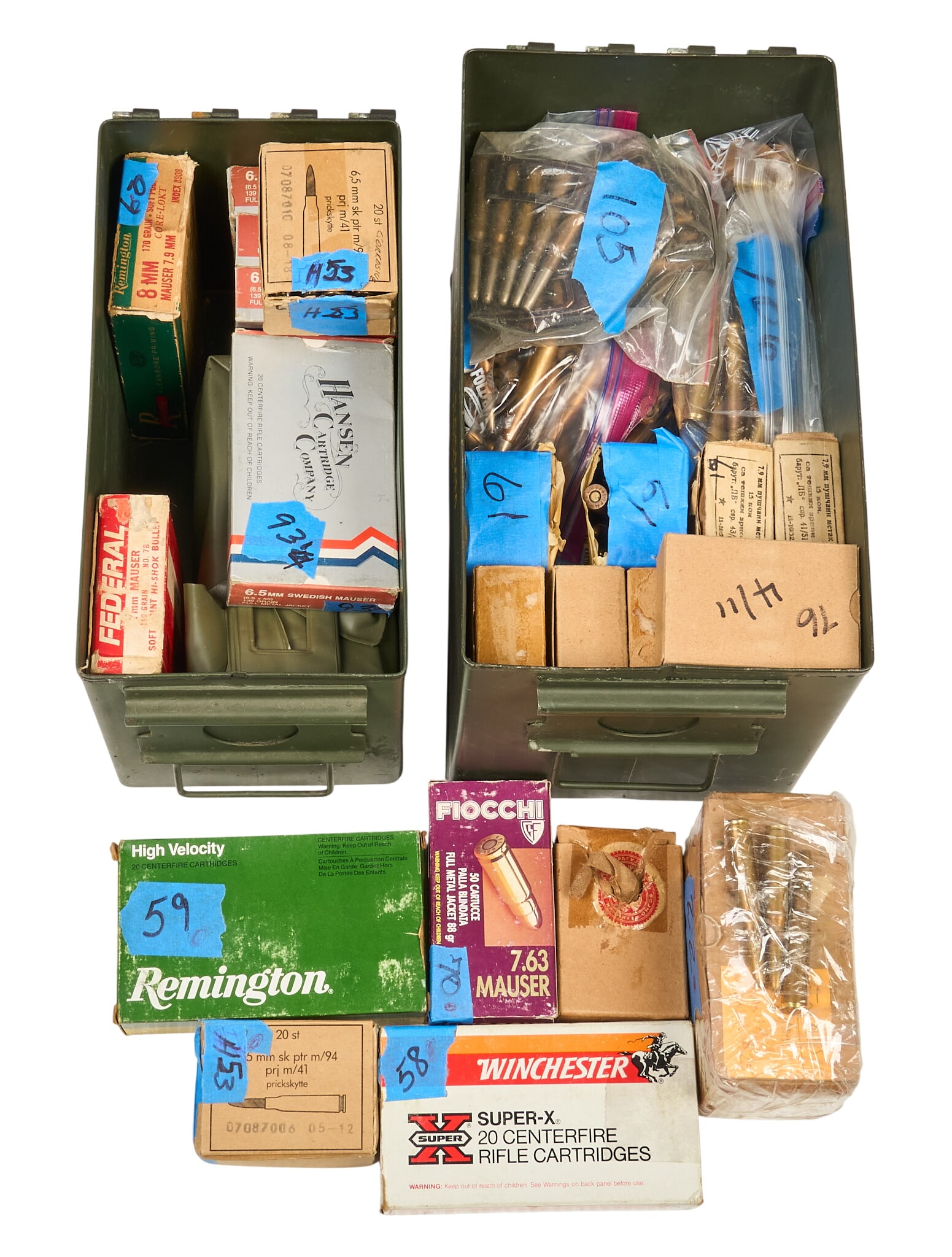 Approx. 850 Rounds of Mixed Mauser Ammunition (1 of 1)